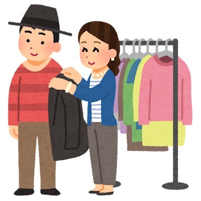 お買い物同行、まさかの。