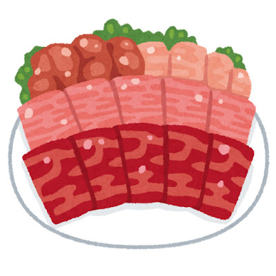 3人で焼肉。